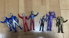 ウルトラマン　ソフビ　7体　手足動きます