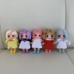 ぷちリカちゃん サンリオ　5体