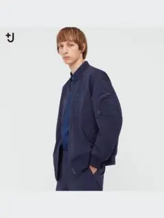 ユニクロ プラスj オーバーサイズブルゾン MA-1 ジャンパー　美品　M