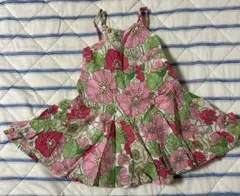 花柄ノースリーブワンピース