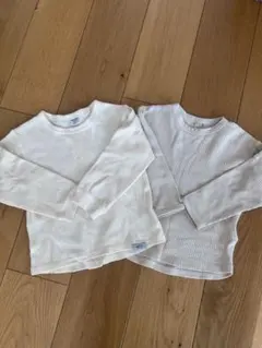 and D. & petit main 長袖カットソー2枚セット