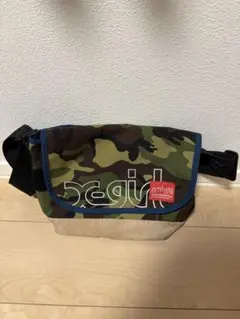 エックスガール マンハッタンポーテージ コラボ　迷彩柄　ショルダーバッグ