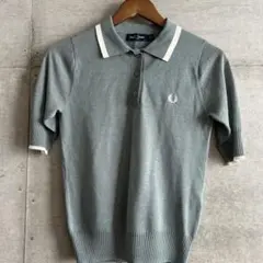 fredperry ニットポロシャツ 水色 メンズ Mサイズ イタリア製 - メルカリ