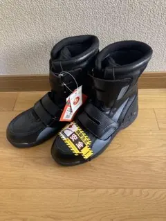 安全靴 ハイカット マジックテープ ブラック 舗装用 - メルカリ