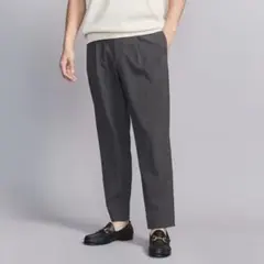 《新品》BEAUTY&YOUTH ソアロン 1プリーツ イージーテーパードパンツ