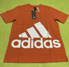 【新品】adidas キッズ 半袖Tシャツ 150サイズ オレンジのサムネイル