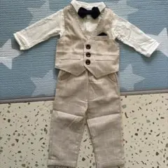 ロンパース スーツ ボディスーツ 蝶ネクタイ 結婚式 フォーマル タキシード