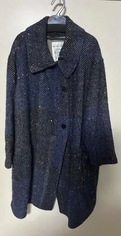 【美品】センソユニコ　ウール　コート　キルティング グレー ネイビー 2025年最新】センソユニコ コートの人気アイテム - メルカリ