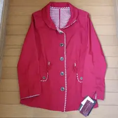 【美品】ジャケット　Mサイズ　レッド　レディース