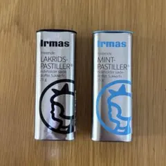 【空き缶】Irma イヤマちゃん タブレット缶 2個セット デンマーク 北欧