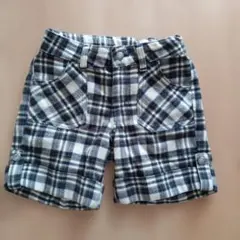 チェック柄 半ズボン 130サイズ