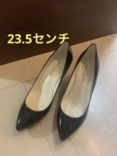 JILL STUART ジルスチュアート パンプス エナメル 23.5 ブラック