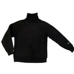 Champion リバースウィーブ ハイネック スウェット 黒