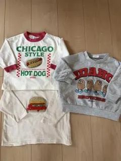 BREEZE トレーナー　ロンT３点セット　80サイズ