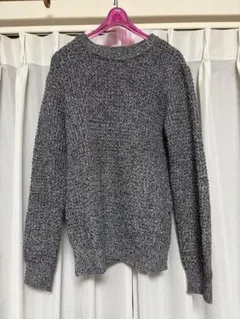 grn KNIT WEAR クルーネック ニット グレー系 1