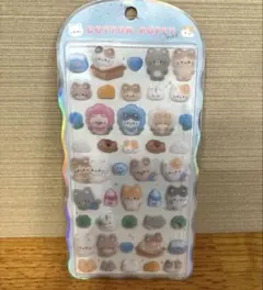 COTTON PUFFY SEAL コットンパフィーシール アニマル 動物 ネコ