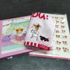 COCO ちゃんフォトアルバム＆A5ノート＆タオルハンカチセット