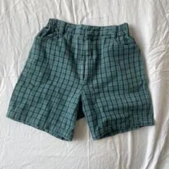 ファミリア　ハーフパンツ　チェック　110