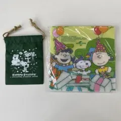 スヌーピー ジップバッグ3枚セット ミニ巾着