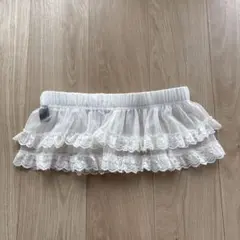 Dazy レース ミニスカート ホワイト フレア
