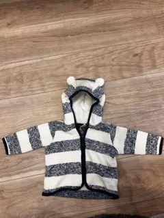 ストライプ柄フード付きアウター H&M