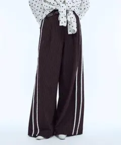 seyto サイズ3 / ラインストーンディティールワイドストレートパンツ