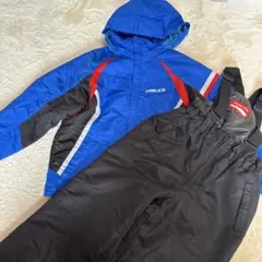 FABRICE スキーウェア 男の子 150cm 上下セット 青 ブルー