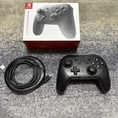 【箱・充電ケーブル付き】Nintendo Switch Pro コントローラー
