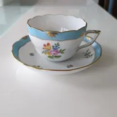 古マイセン】マルコリーニの花／色彩に深みと陰影のある花のプレート