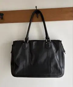 agnes b. ハンドバッグ レザー 黒のサムネイル