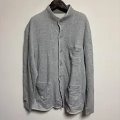 PAPAS スウェット スタンドカラージャケット/カーディガン Lのサムネイル