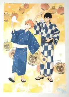 ハイキュー!! 日向翔陽 影山飛雄 ポストカード j-world 烏野納涼祭