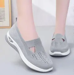 レディス　スリッポン　グレー　23cm