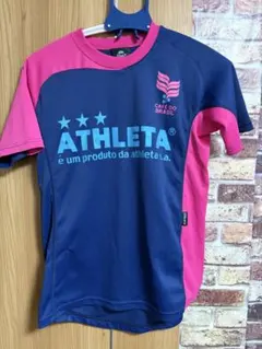 ATHLETA プラクティスシャツ ブルー ピンクのサムネイル
