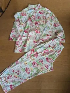 新品】KENZO HOMME 長袖パジャマ 上下セット 花柄 ブルー Mサイズ