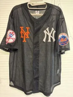 Majestic NEW YORK ベースボールシャツ Mサイズ 新庄 - メルカリ