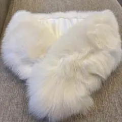 SAGA FURS 着物ショール ホワイト ファー 成人式