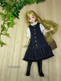 45.リカちゃん22cmドール服　ジャンパースカートとブラウス