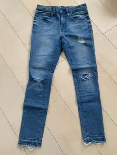 GUダメージスキニーデニムSサイズ