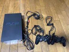 SONY PlayStation2 本体、メモリーカード、コントローラー2個付き