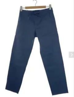 SHIPS サフィラン リネン ハイブリッドイージー パンツ　Sサイズ　ネイビー