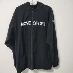 MOVE SPORT フード付きジャケット ブラック