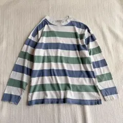 90s バナリパ ボロ ロンT ボーダー 古着 vintage カットソーのサムネイル