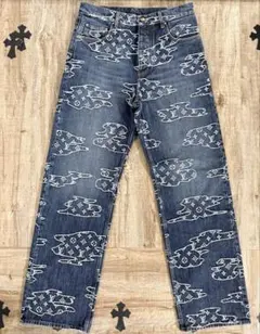 【年末セール】31日まで 新作 新品未使用 ルイヴィトン モノグラムデニムパンツ