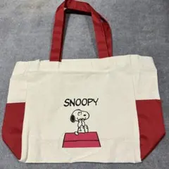 スヌーピートートバッグ /赤