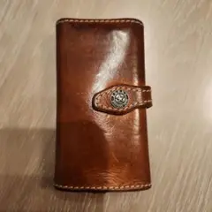 ルッカディルーチェ レザー長財布 スタッズ - メルカリ