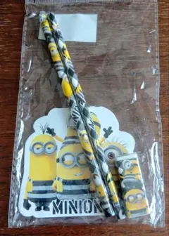 ミニオンズ 文房具4点セット ダイカットノート付