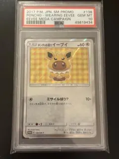 ポンチョを着たイーブイ ブラッキー【PSA10】 PSA10 ポンチョを着たイーブイブラッキー SM-P 141/SM-P - メルカリ