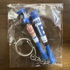 北海道日本ハムファイターズ応援バット キーホルダー　 18 山﨑福也