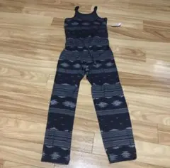 新品オールドネイビー オールインワンつなぎサロペット150チマヨ？民族柄リゾート